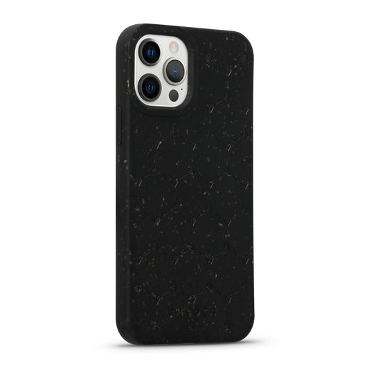 Tococo Beehive Logo Black Compostable iPhone 12 Pro Case