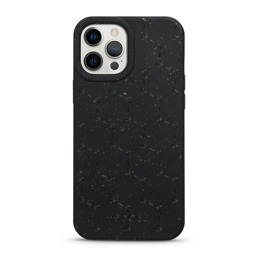 Tococo Beehive Logo Black Compostable iPhone 12 Pro Max Case 